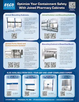 Optimize Your Containment Safety With Joined Pharmacy Cabinets